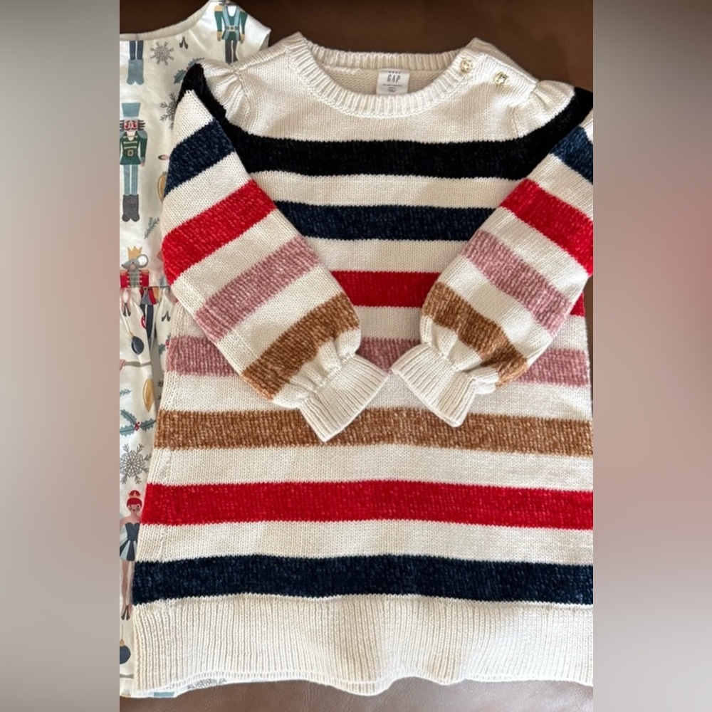 GAP Stripped Sweater Dress